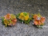 Autumn Splendor With Alstroemeria &  Button Mums On Rhinestone Bracelets