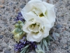 Pin Style ~  Lisianthus With  Lavender & Succulent