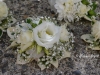 Lovely Lace ~ Wrist Style With Lisianthus & Spray Roses