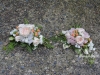 Wrist Style With Blush Spray Roses & Peach Hypericum Berries