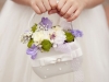 Amethyst Mist Basket Filled With Fresh Flowers