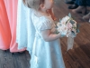 Coral Whisper ~ Flower Girl Posey