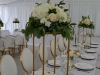 Floral Toppers as Centerpieces